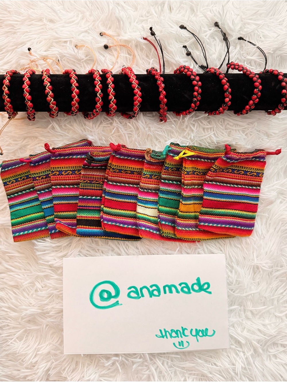 Peruvian Huayruro Bracelet-Seeds Handmade